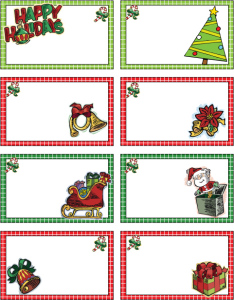 christmas labels template IYXR